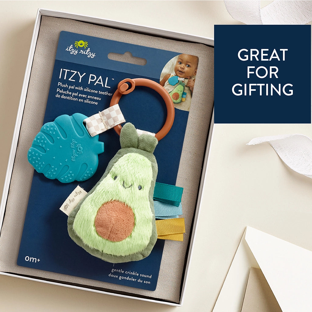 AVOCADO - ITZY PAL PLUSH + TEETHER