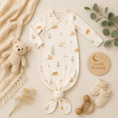 SPRING BEAR KNOTTED GOWN