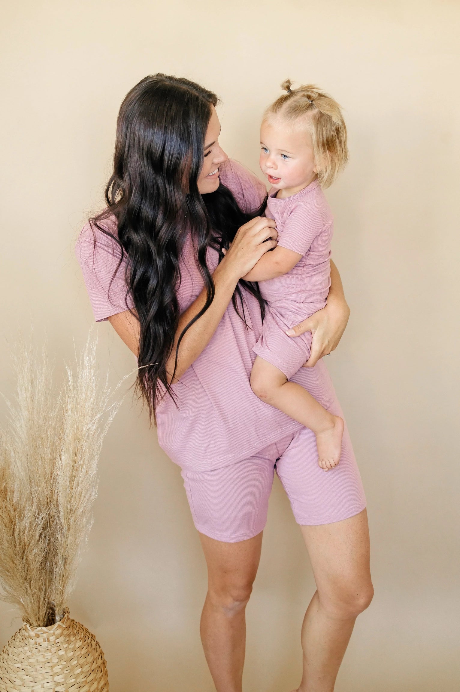 RIBBED BAMBOO PAJAMA SHORTS