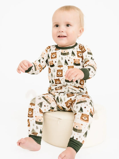 WINTER BEARS BAMBOO SET