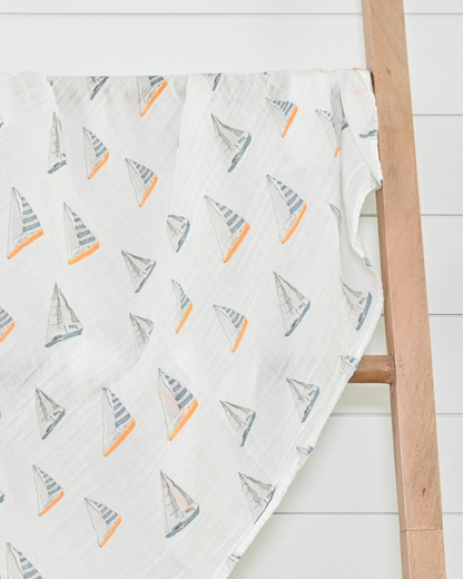 SAIL AWAY - MUSLIN SWADDLE