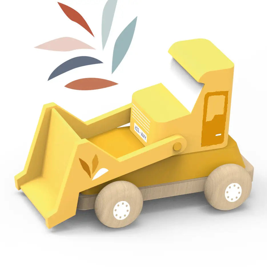 WOODEN BULLDOZER