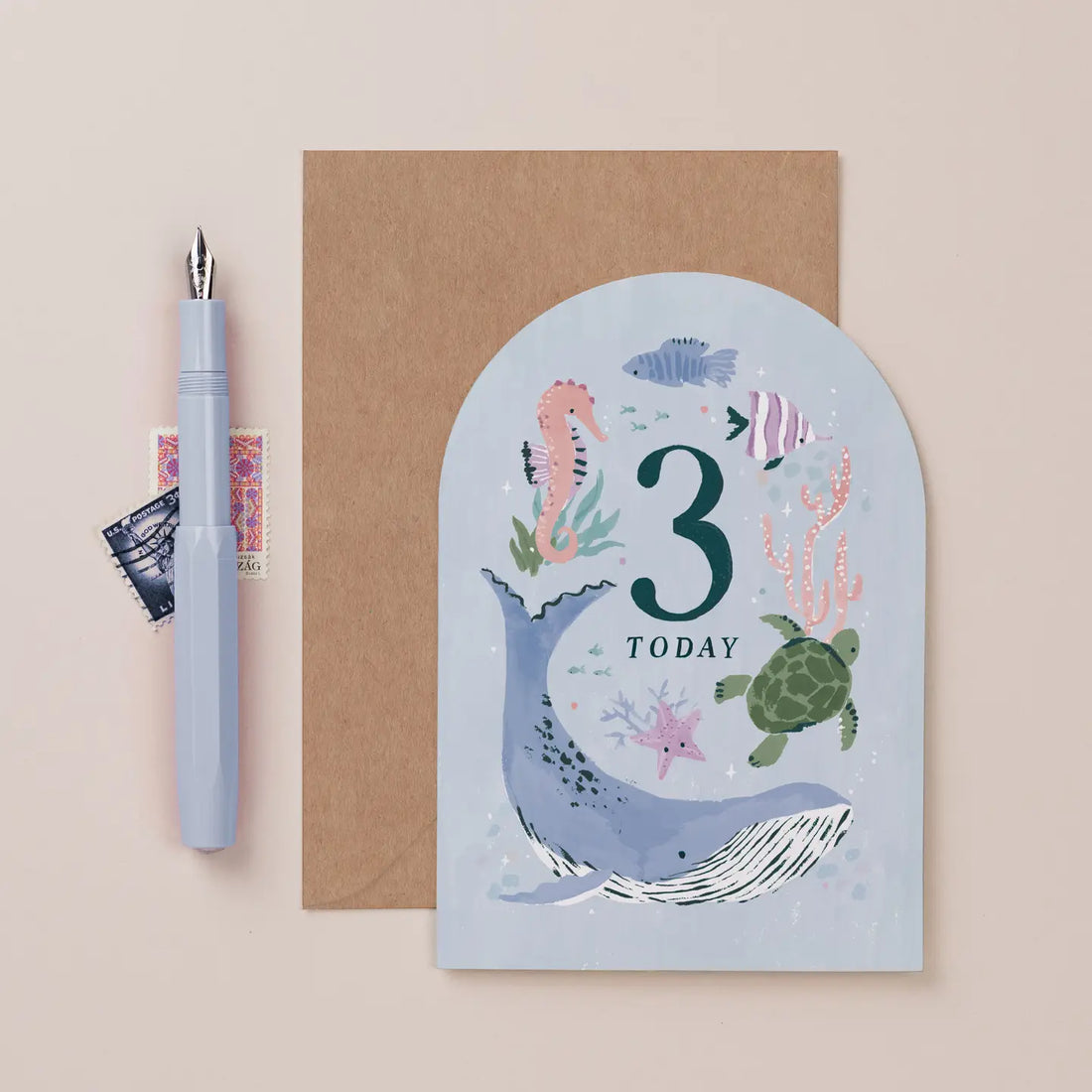 AGE 3 BIRTHDAY CARD