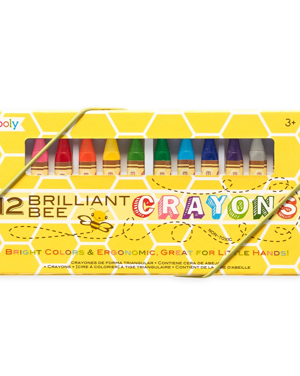 BRILLIANT BEE CRAYONS SET OF 12