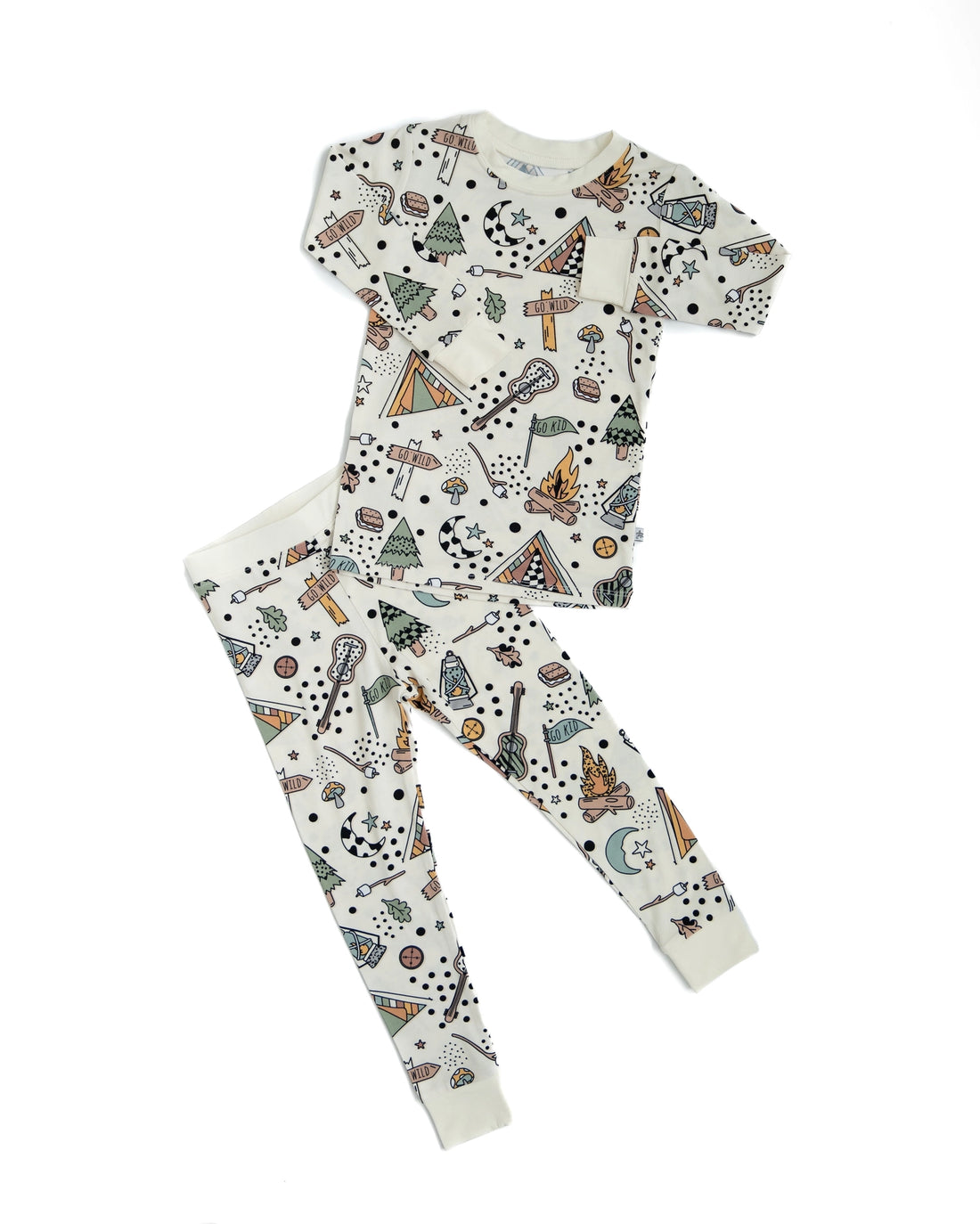 CAMP HUGGA 2 PIECE PJ SET - BAMBOO COTTON