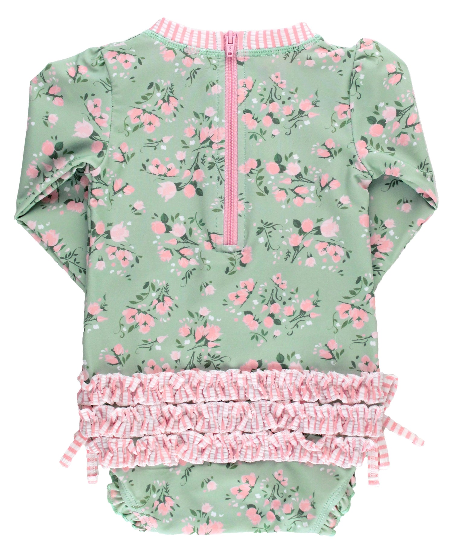 TEA ROSES LONG SLEEVE RASH GUARD