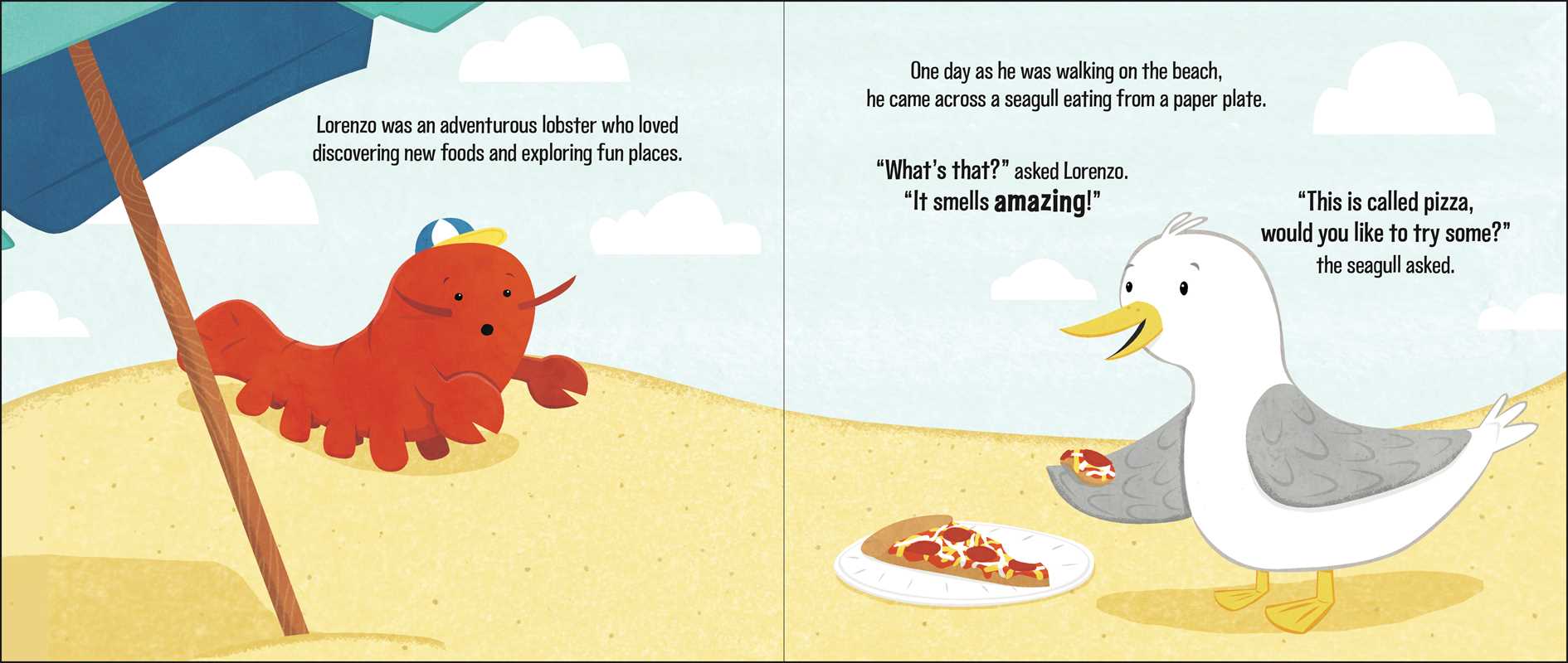 LORENZO, THE PIZZA LOVING LOBSTER - BOOK