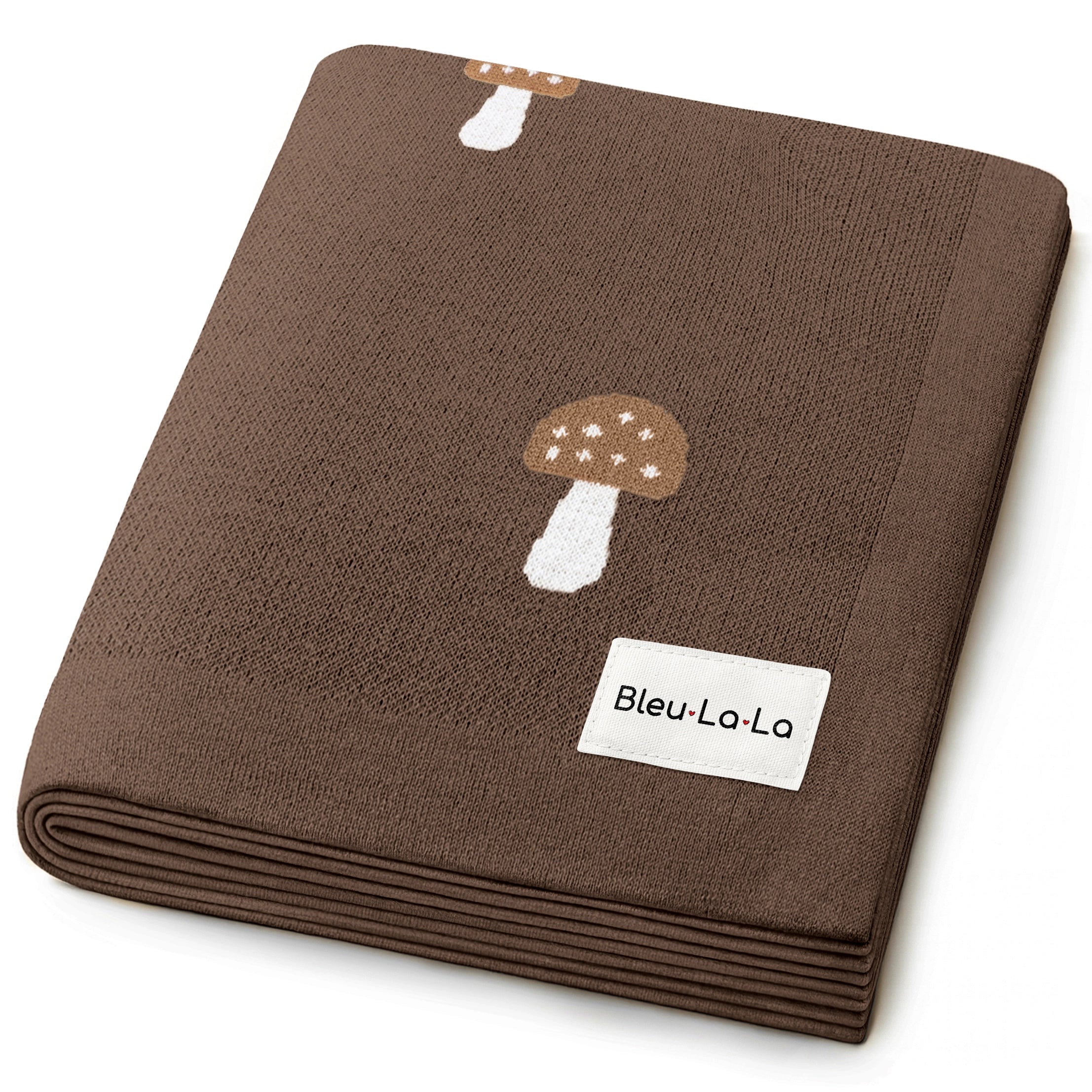 MUSHROOM - 100% COTTON SWADDLE BLANKET