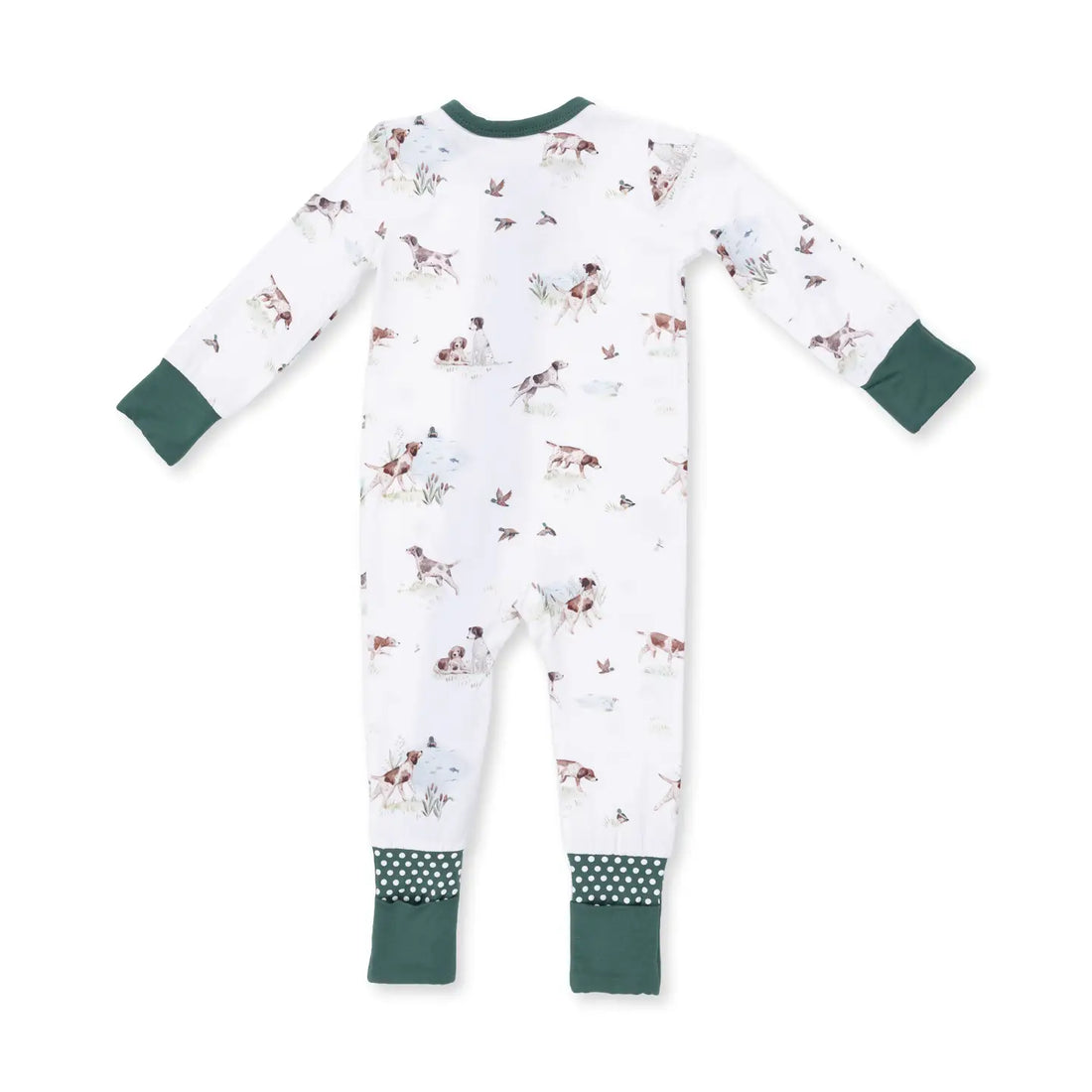 CONVERTIBLE ROMPER - POINTER PUPS + DUCK BUDDIES