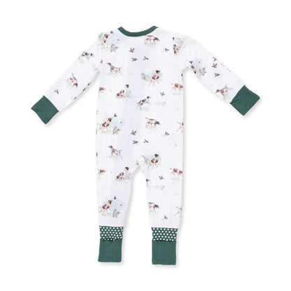 CONVERTIBLE ROMPER - POINTER PUPS + DUCK BUDDIES