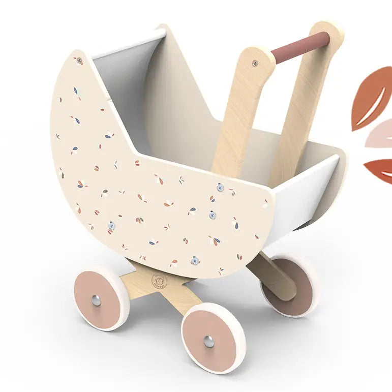 WOODEN DOLL PRAM