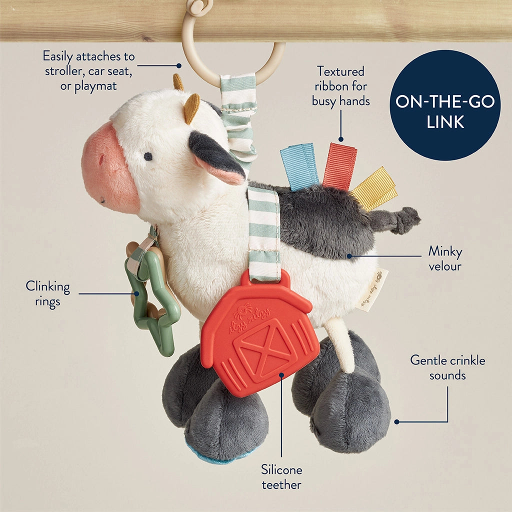 ITZY FRIENDS LINK &amp; LOVE PLUSH - COW