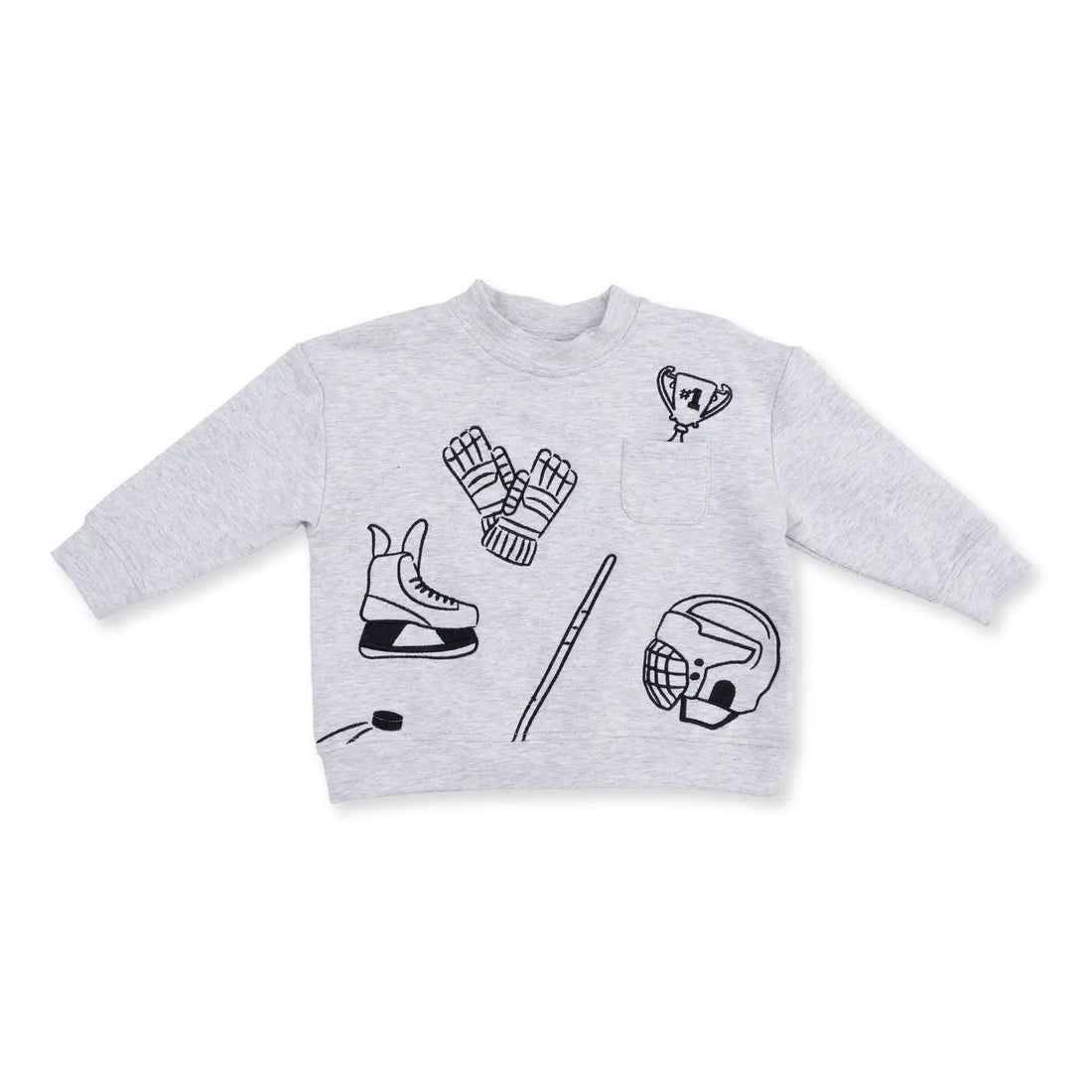 DROP SLEEVE SWEATSHIRT - HOCKEY