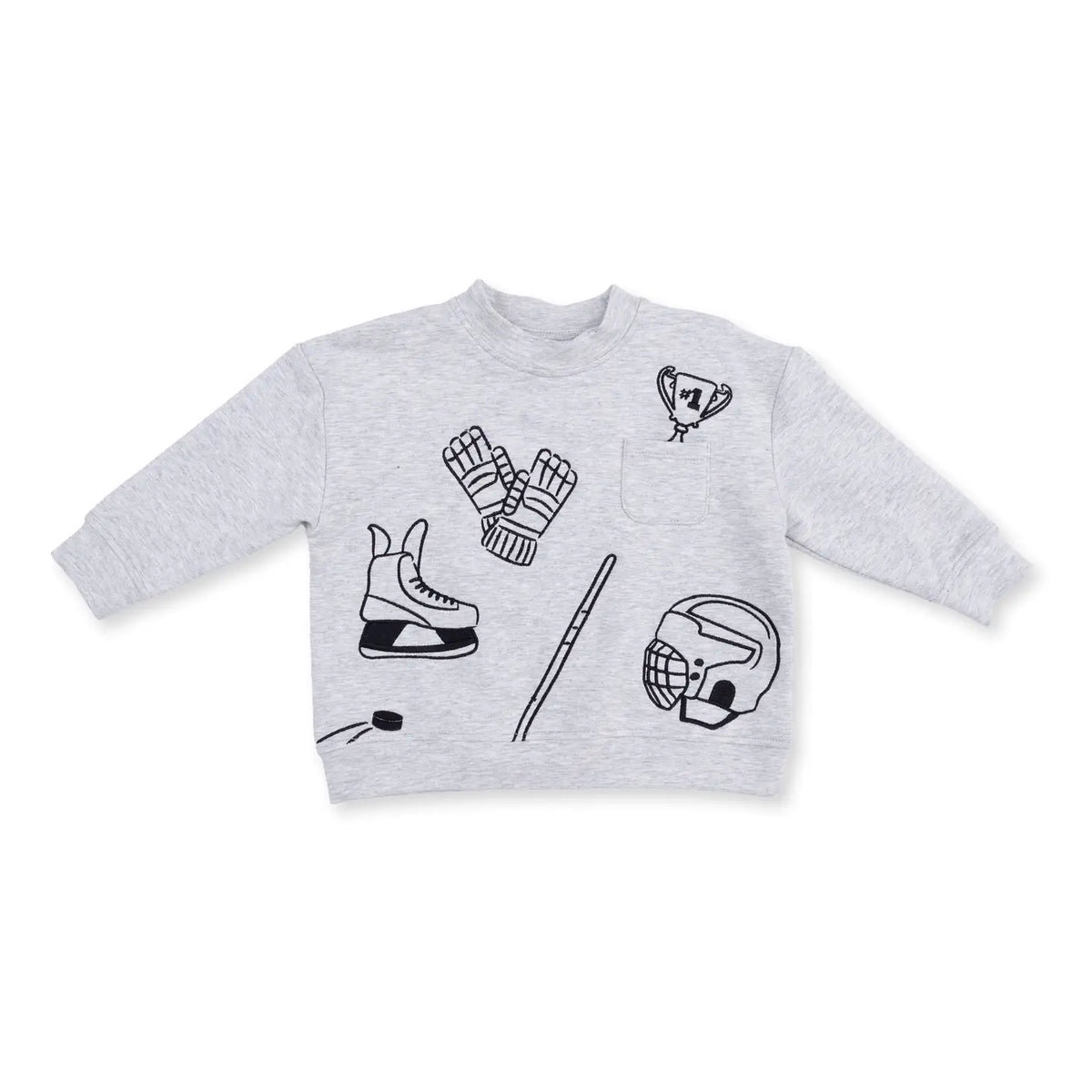 DROP SLEEVE SWEATSHIRT - HOCKEY