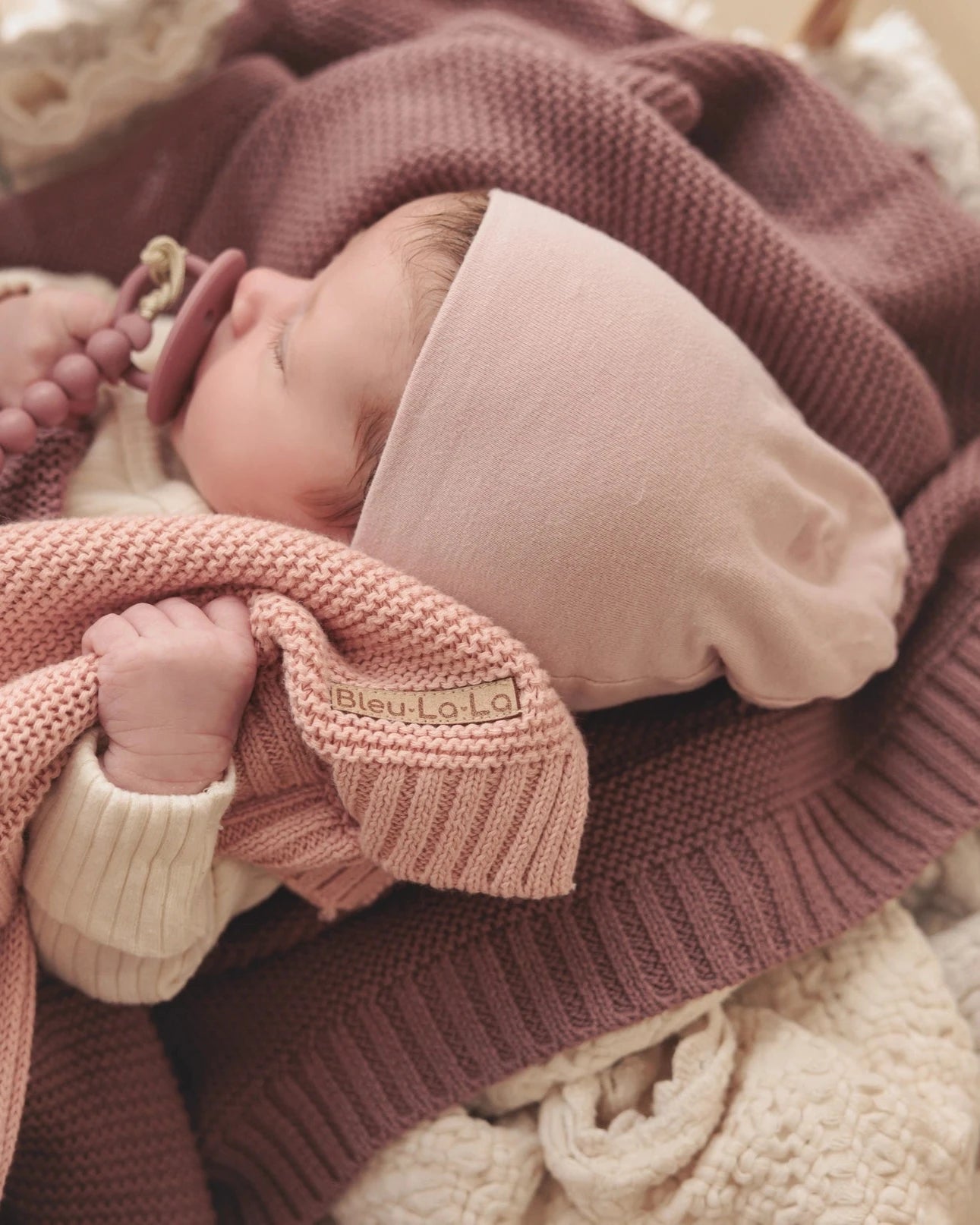 100% COTTON BABY RECEIVING BLANKET