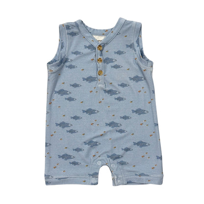 FISH SLEEVELESS ROMPER