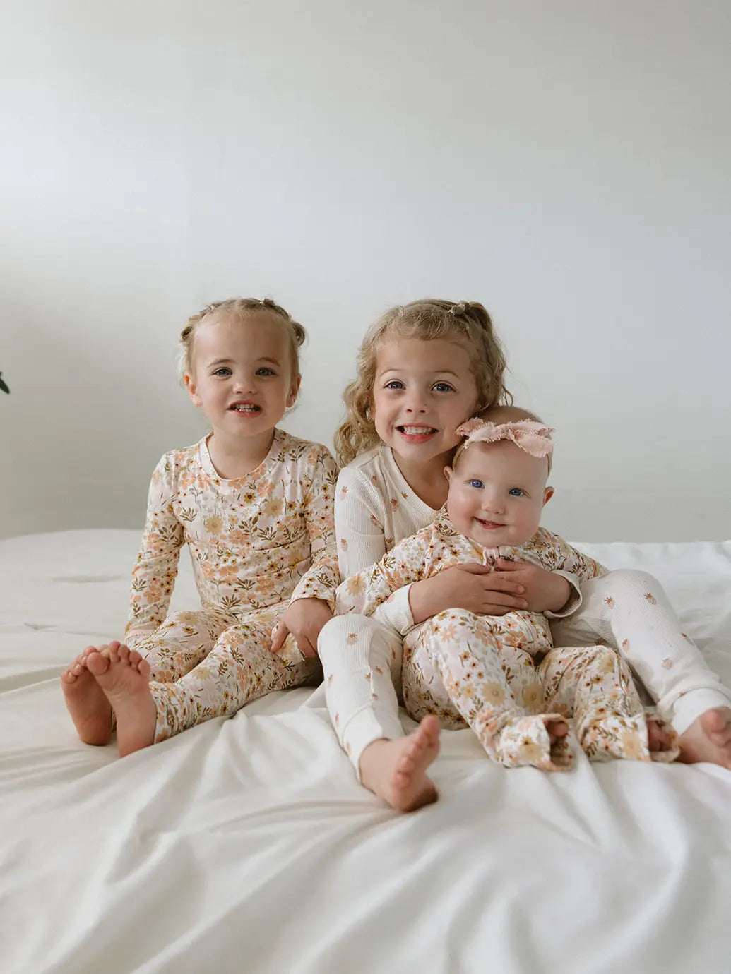 FLOWER FIELDS ZIP PAJAMAS