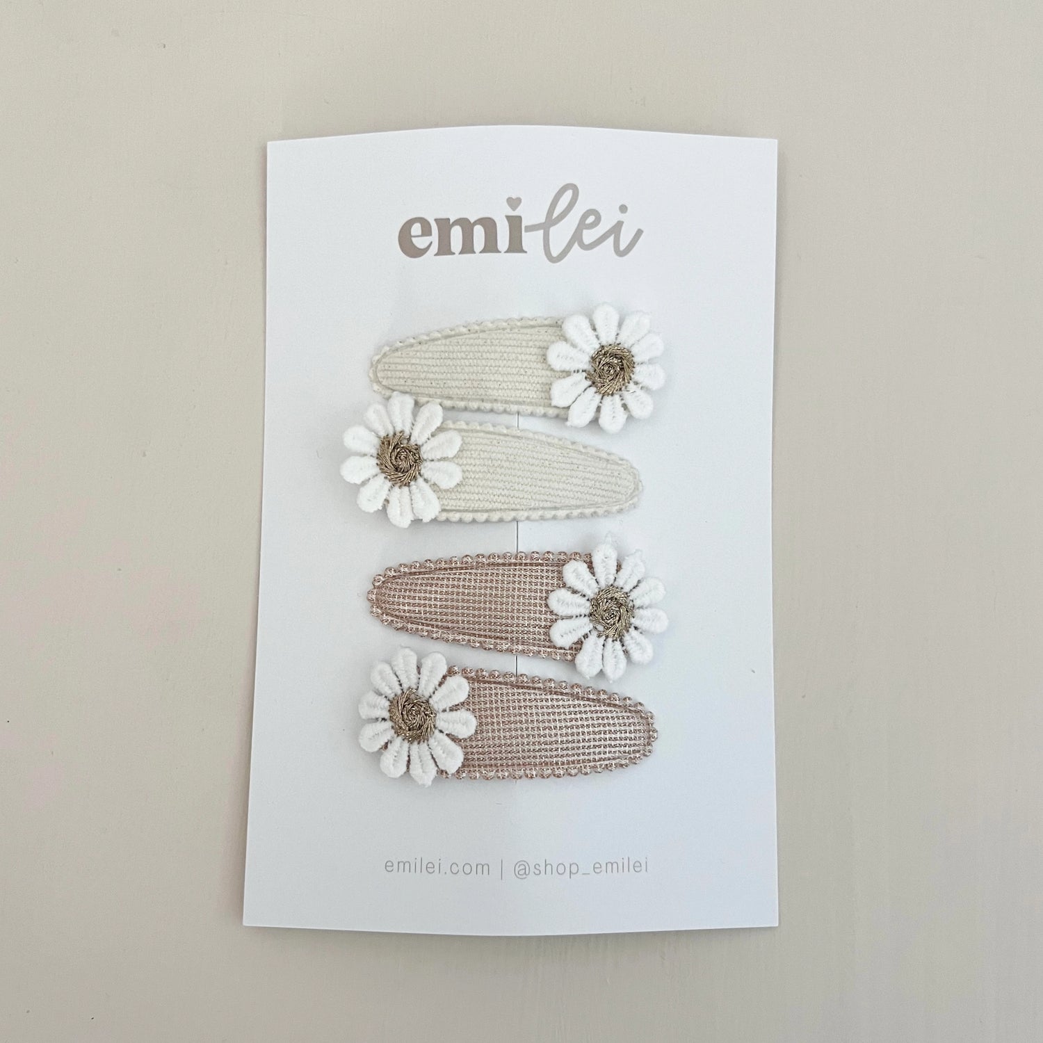 DAISY BARRETTE SET