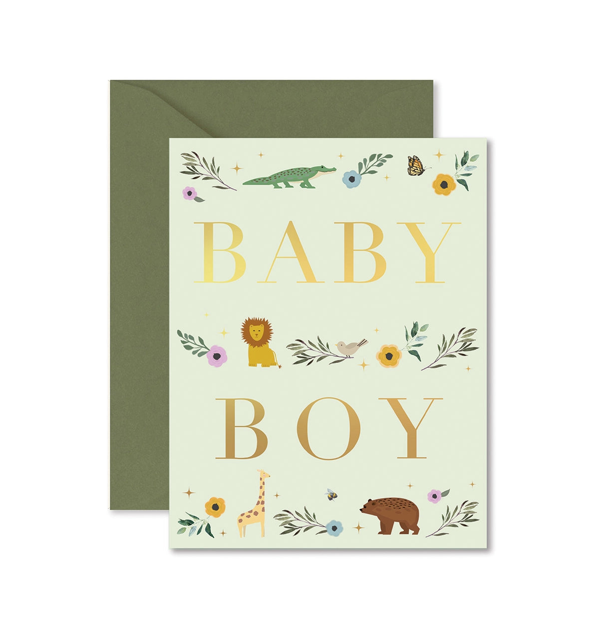 BABY BOY STORYBOOK GREETING CAARD