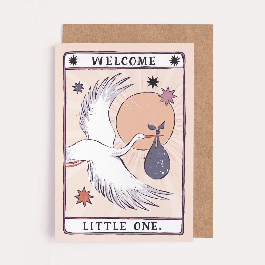 STORK NEW BABY CARD