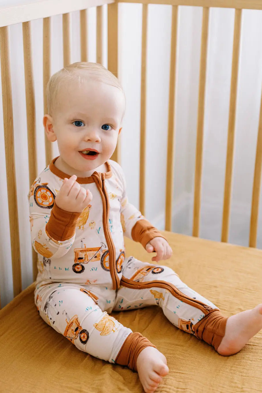 FARM ANIMAL BAMBOO ROMPER