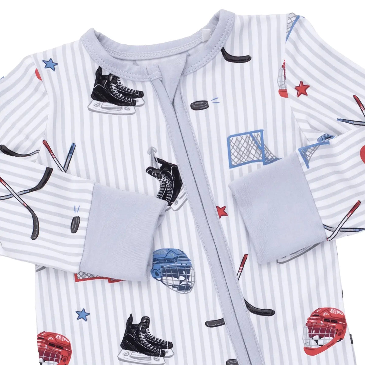 HOCKEY STRIPE CONVERTIBLE ROMPER