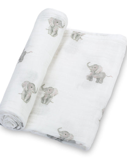 BABY ELEPHANT - MUSLIN SWADDLE