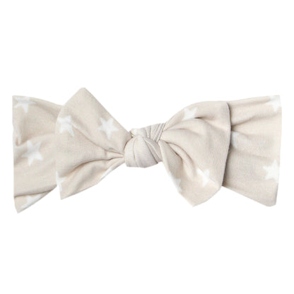 KNIT HEADBAND BOW - TWINKLE