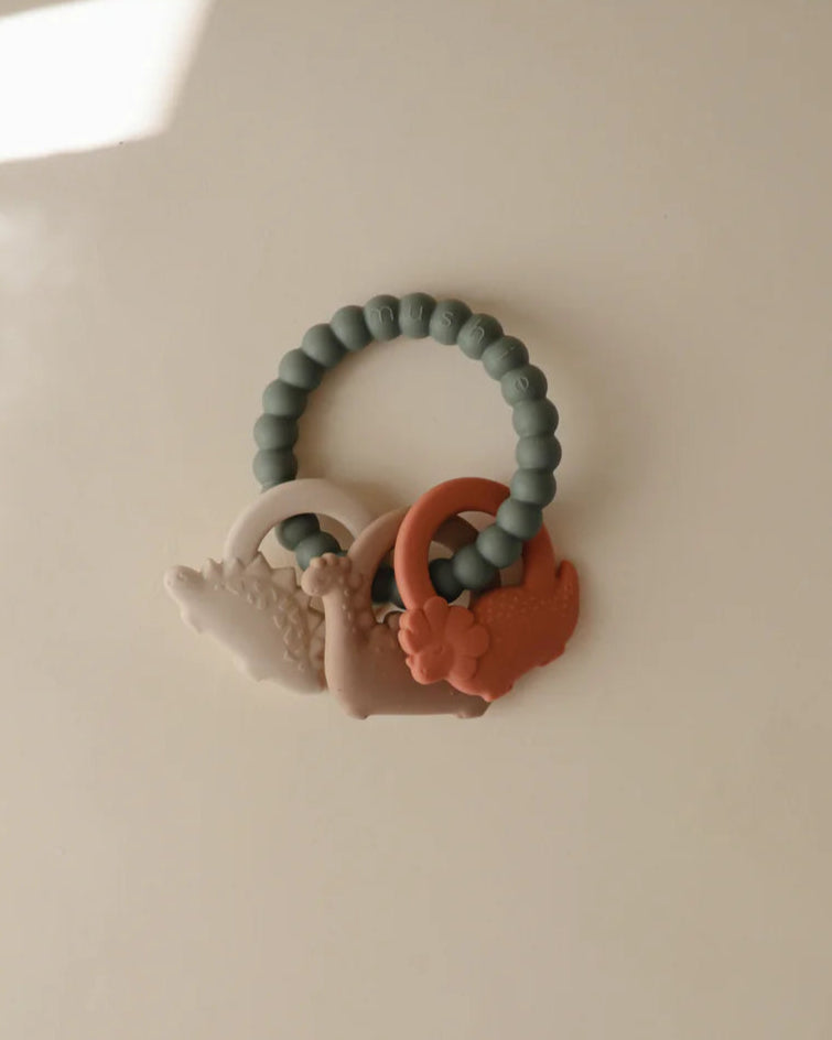 DINO TEETHING RING