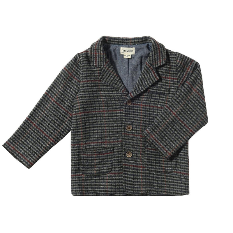 TWEEDY JACKET - BLACK TWEED