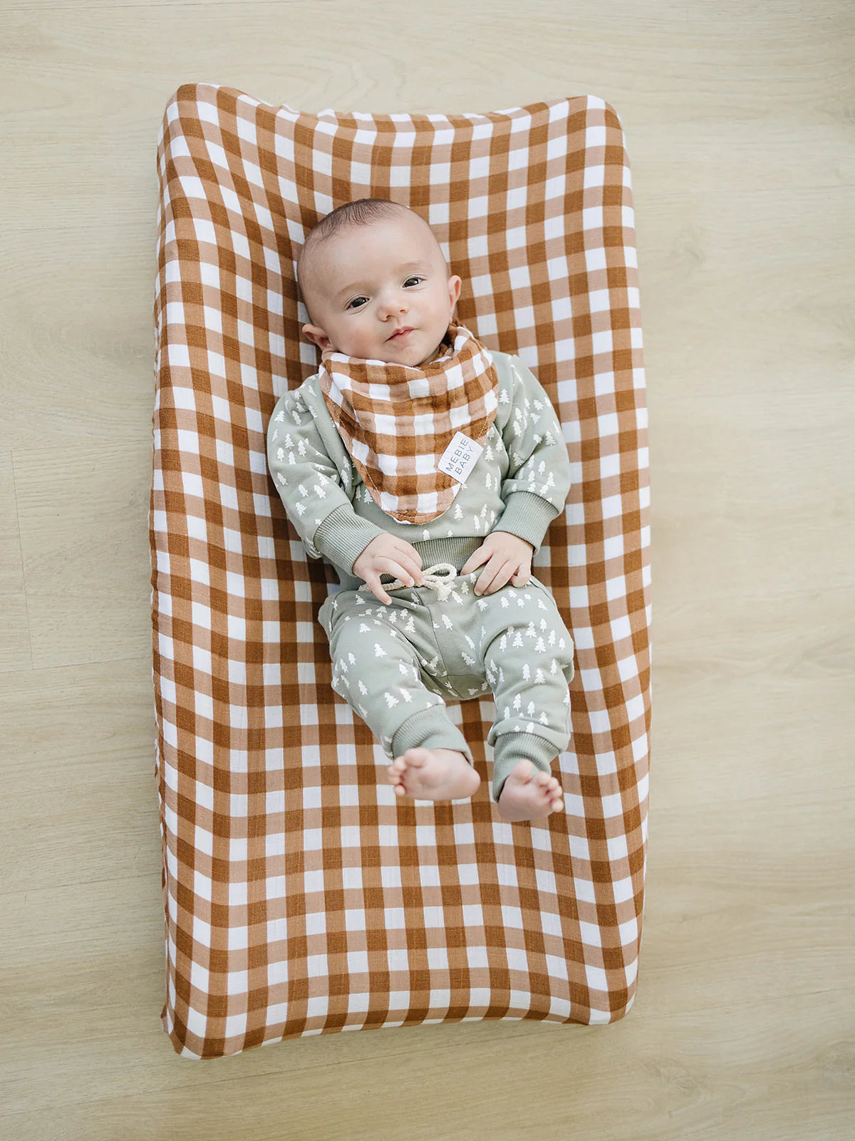 GINGHAM MUSLIN BIB