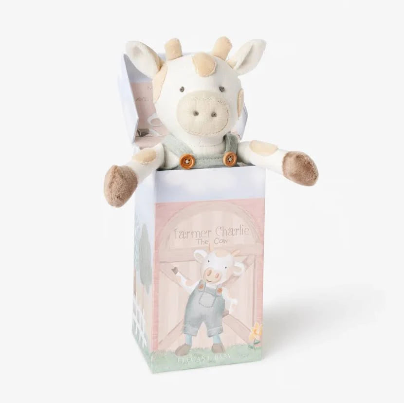 CHARLIE THE COW IN A BOX