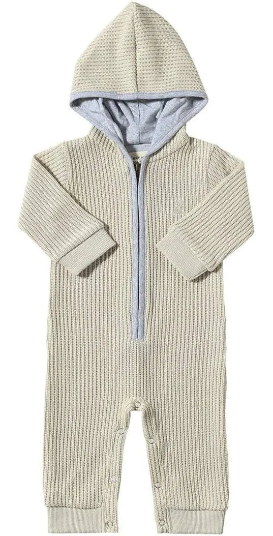 BLAINE HOODED KNIT ROMPER