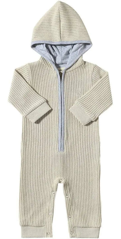 BLAINE HOODED KNIT ROMPER
